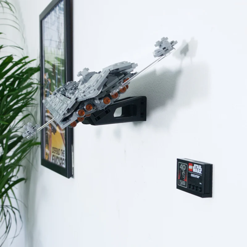 Support mural pour Star Wars Executor 75356