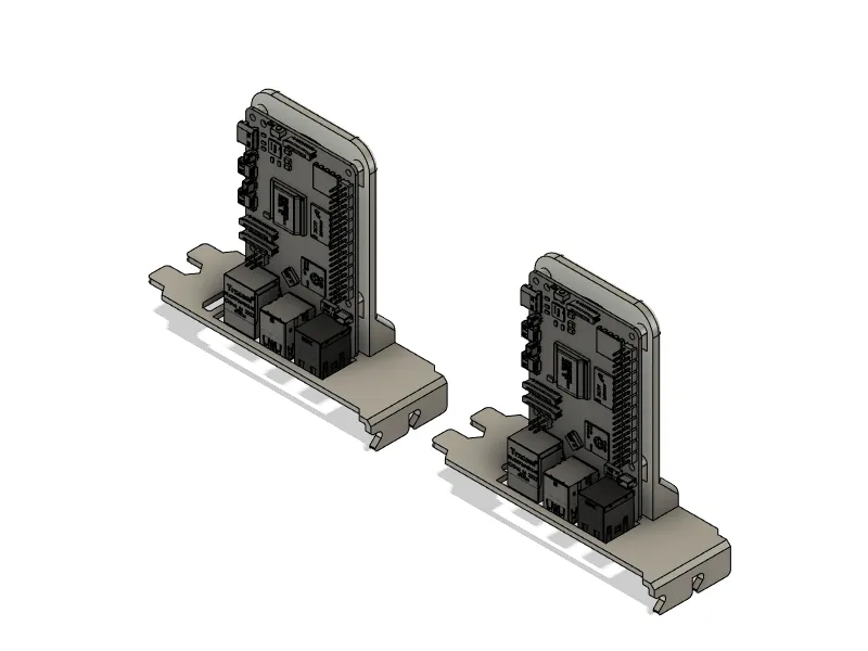 Support de montage Raspberry Pi PCIe pour châssis rack