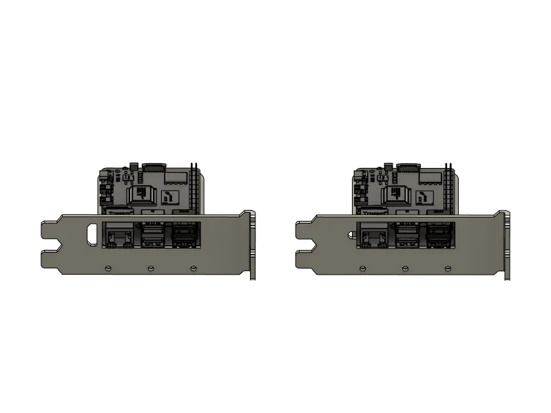 Support de montage Raspberry Pi PCIe pour châssis rack