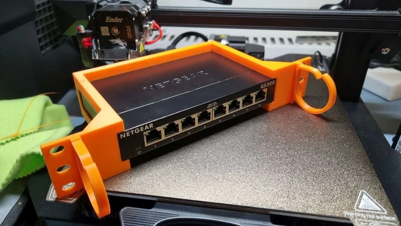 Support de rack de 10 pouces pour Netgear GS308 v3