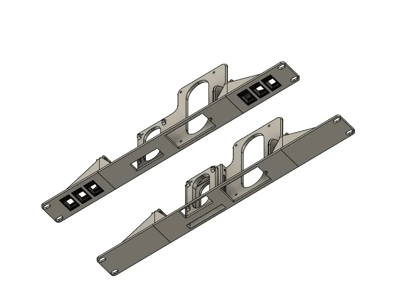 Support de rack de 19 pouces pour ZimaBoard et Raspberry Pi