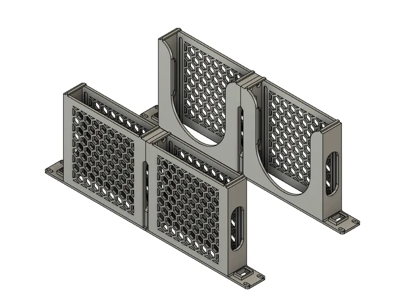 Support de montage en rack 19" pour 2x Lenovo ThinkCentre M920q