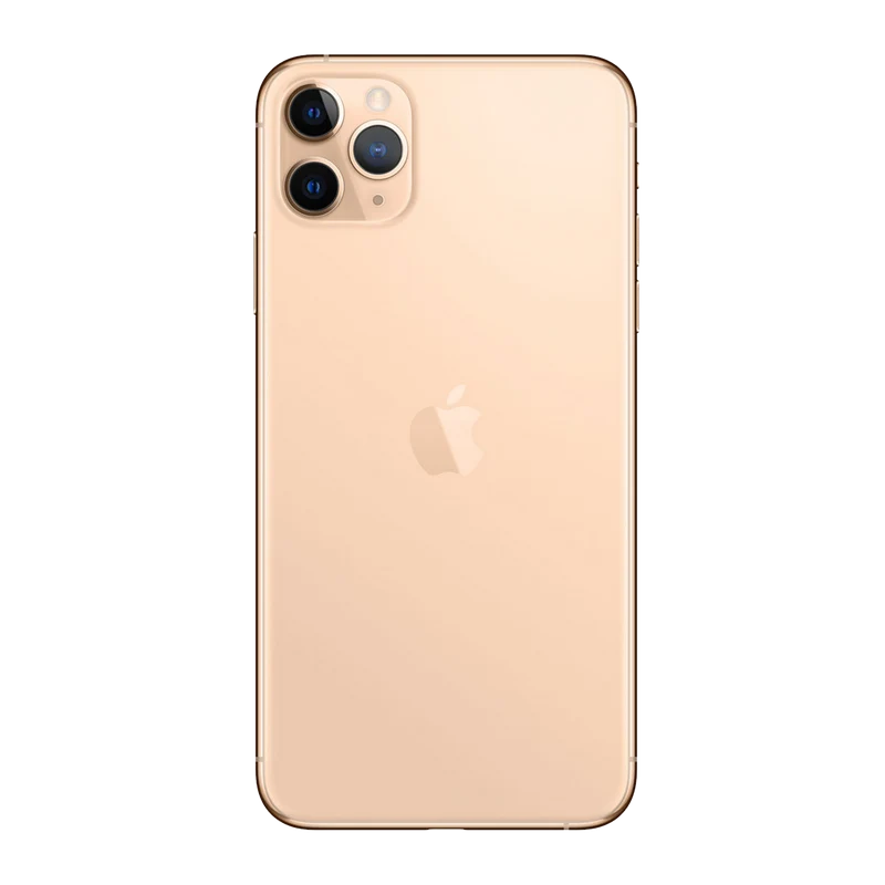 iPhone 11 Pro Max 64 Go - Or - Débloqué avec Coque en Silicone pour iPhone 11 Pro Max - Noir - Batterie Optimisée