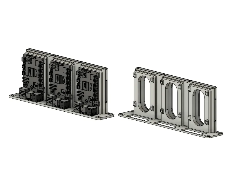 Support de montage en rack 10 pouces pour Raspberry Pi 5