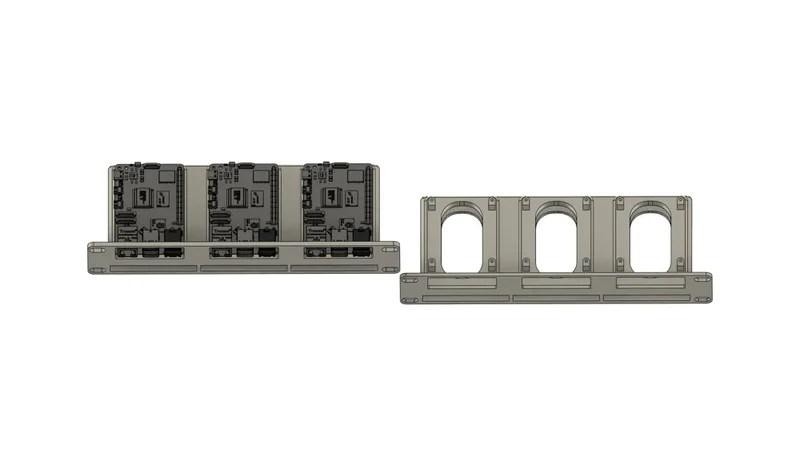 Support de montage en rack 10 pouces pour Raspberry Pi 5