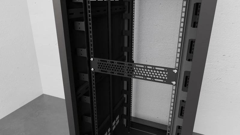 Panneau de rack 10 pouces pour ventilateurs 40x40
