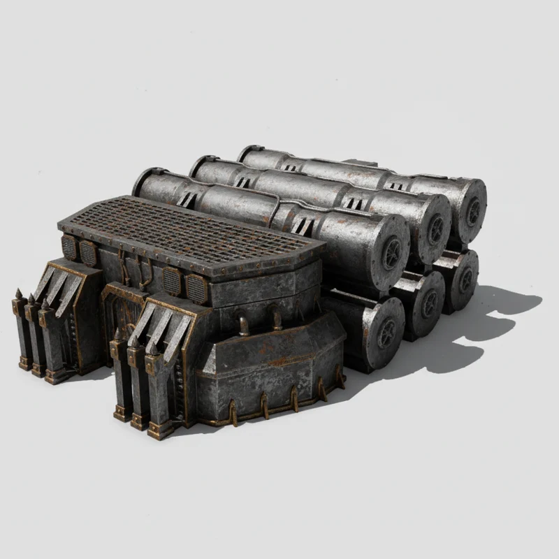 Dépôt chimique Terrain pour Warhammer 40k