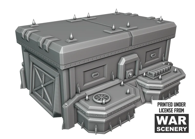 Dépôt de véhicules Terrain de guerre pour jeu de table Grimdark