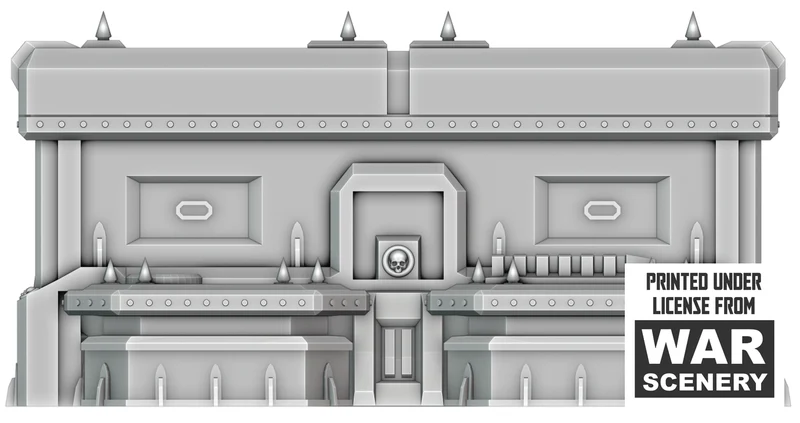 Dépôt de véhicules Terrain de guerre pour jeu de table Grimdark