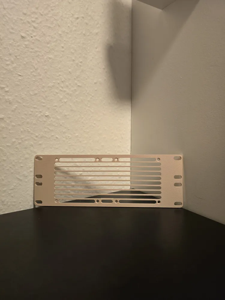Panneau de rack 10" 2U pour ventilateur de 80 mm