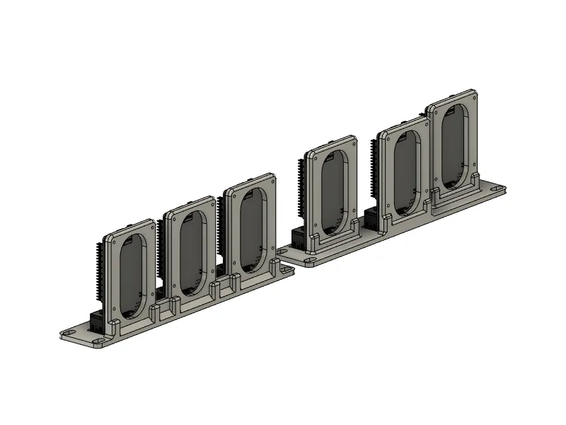 Support de montage pour rack 10" pour 3x Raspberry Pi 5