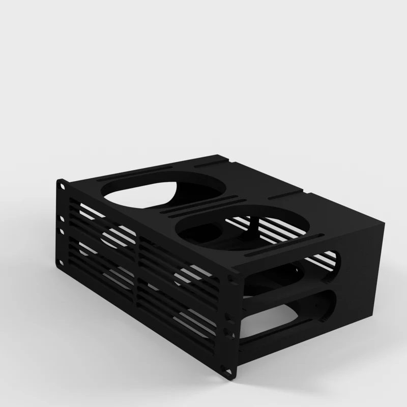 Support de montage en rack de 10 pouces pour 4 disques durs de 3,5 pouces