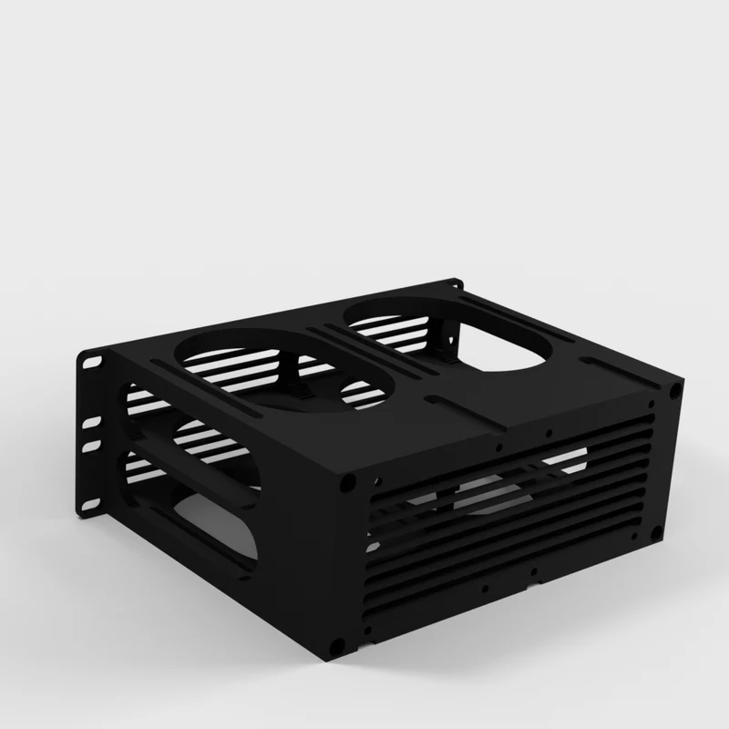 Support de montage en rack de 10 pouces pour 4 disques durs de 3,5 pouces