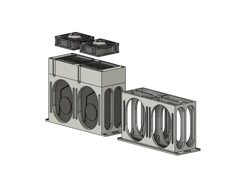 Support de montage en rack de 10 pouces pour 4 disques durs de 3,5 pouces