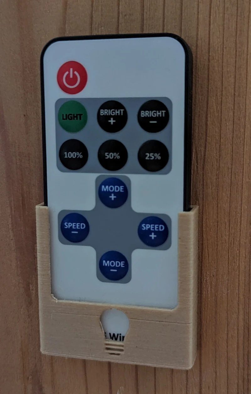 Support de télécommande LED avec bande lumineuse