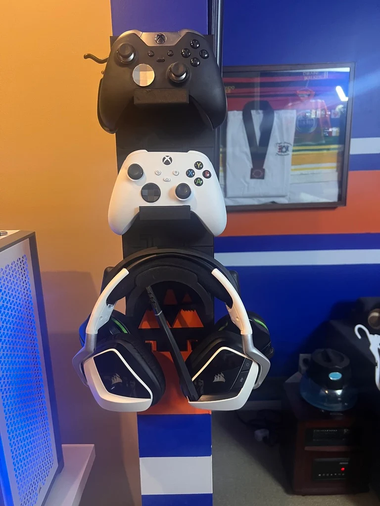 Support mural modulaire pour manette Xbox et écouteurs