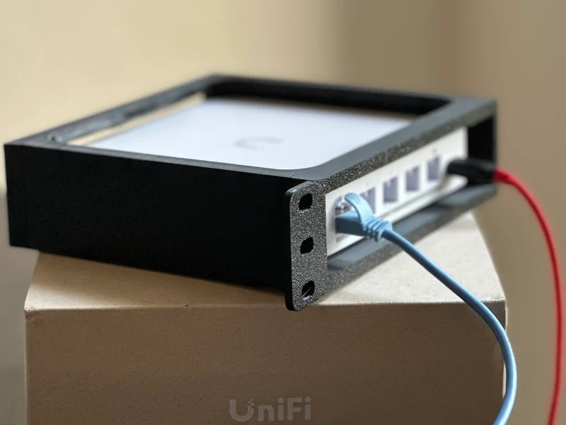 Support de montage en rack pour UniFi UXG Max / UCG-Ultra (19"/10")