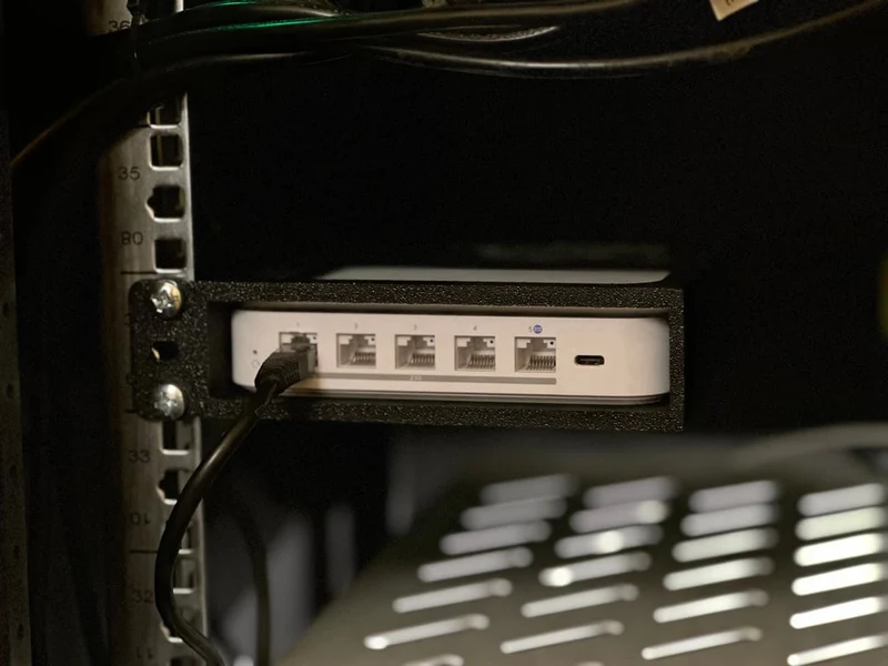 Support de montage en rack pour UniFi UXG Max / UCG-Ultra (19"/10")