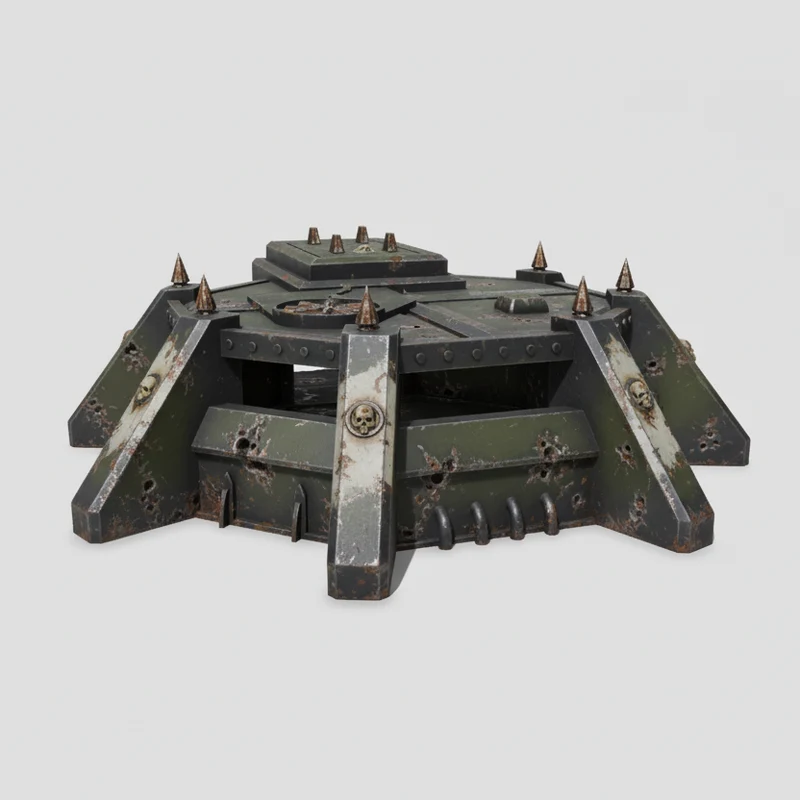 Fixation de commandement détaillée pour Warhammer 40k