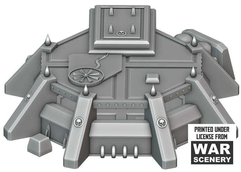 Fixation de commandement détaillée pour Warhammer 40k
