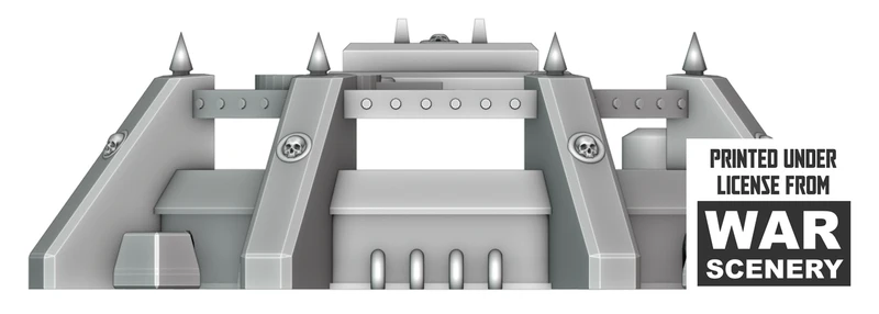 Fixation de commandement détaillée pour Warhammer 40k