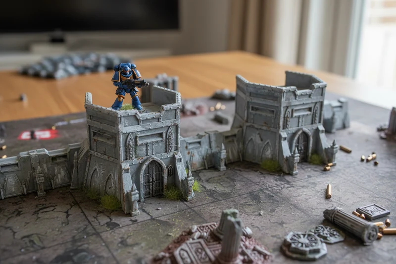 Terrain de jeu de guerre détaillé Wall of Saints