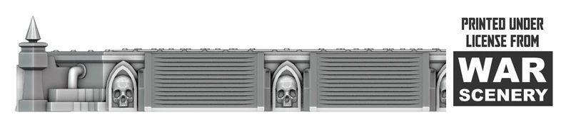 Terrain de jeu de guerre de zone d'atterrissage dystopique pour Warhammer 40k