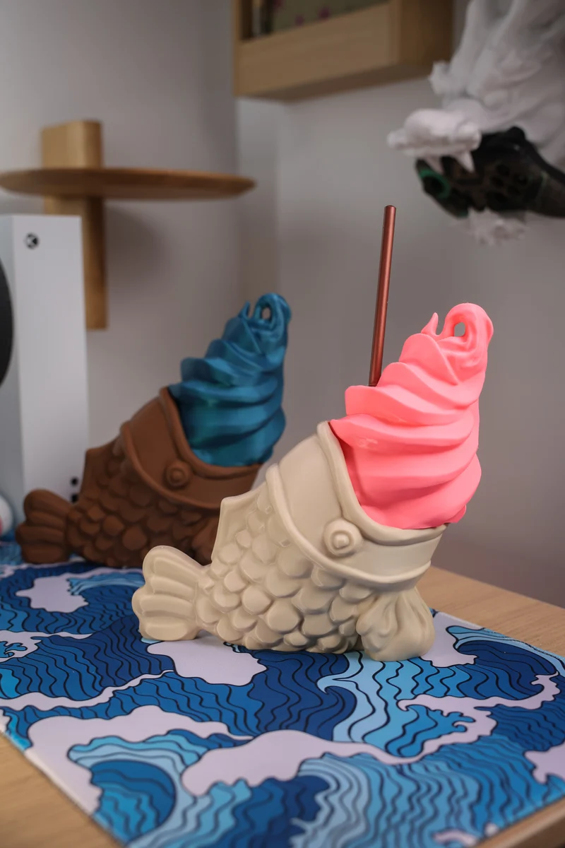 Contenant de stockage en forme de Taiyaki japonais