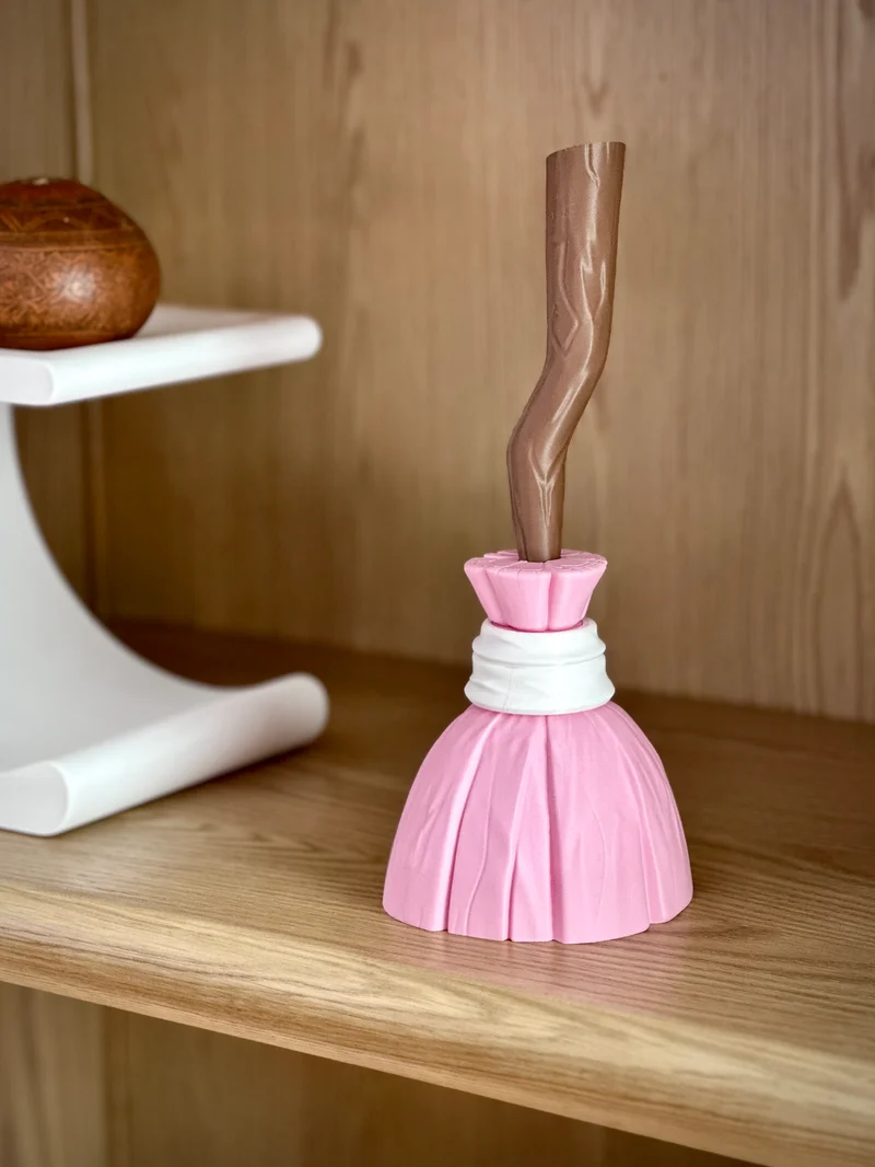 Stylo Balai de Sorcière Décoratif pour Bureau d'Halloween