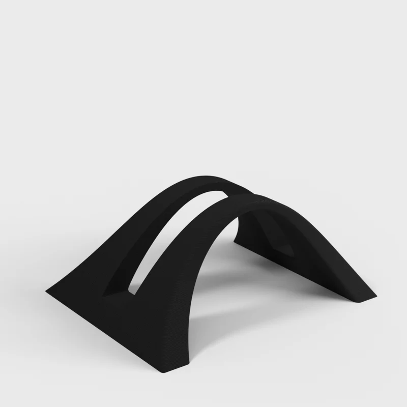 Support d'ordinateur portable incurvé élégant REMIX - Pour MacBook Pro et autres ordinateurs portables (175x120mm)