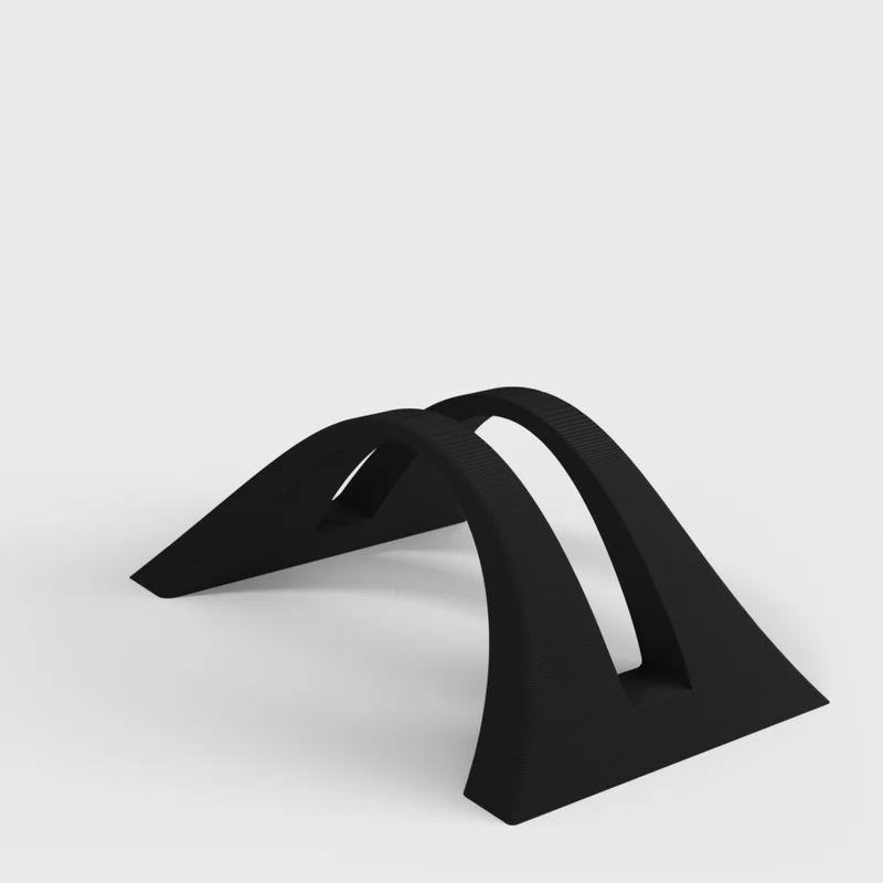 Support d'ordinateur portable incurvé élégant REMIX - Pour MacBook Pro et autres ordinateurs portables (175x120mm)