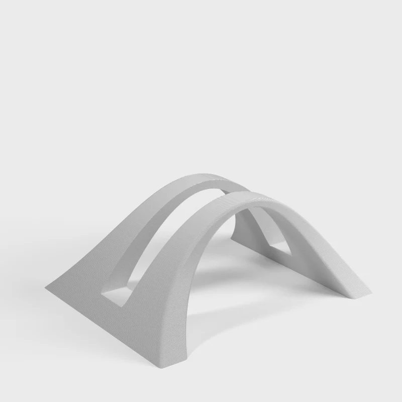 Support d'ordinateur portable incurvé élégant REMIX - Pour MacBook Pro et autres ordinateurs portables (175x120mm)