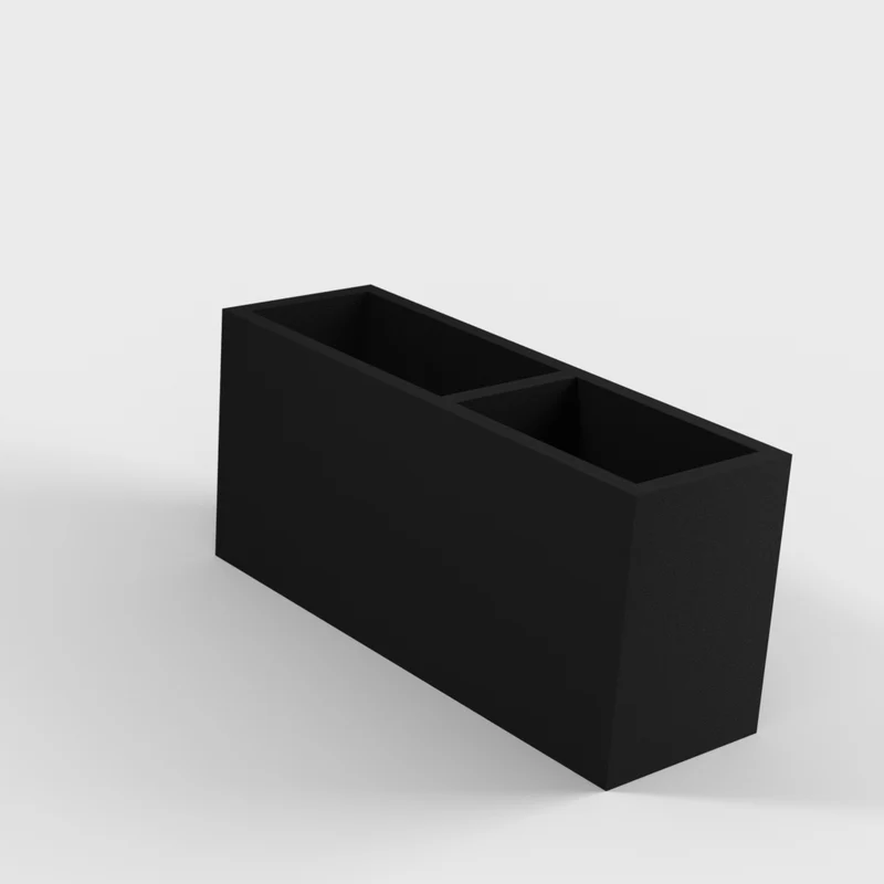 Support de télécommande double simple pour bureau