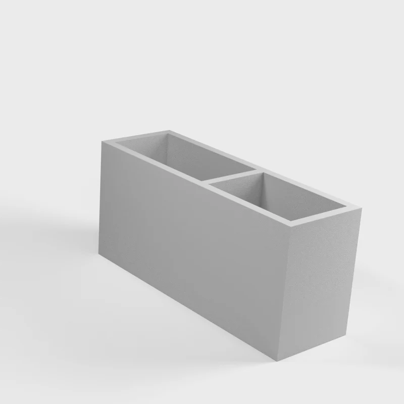 Support de télécommande double simple pour bureau