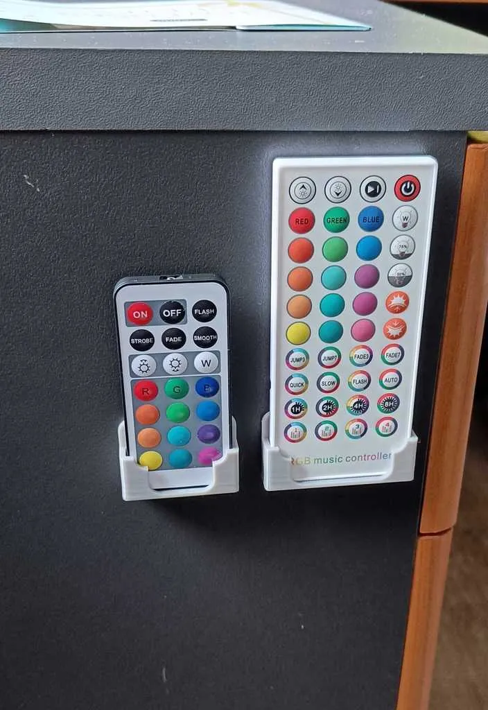 Support de télécommande LED RVB pratique – Pour télécommandes de 40 mm et 56 mm