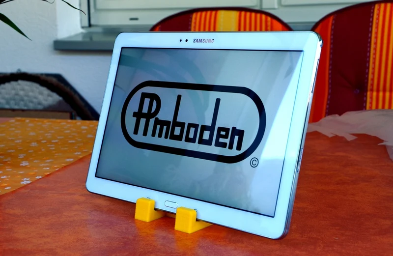 Support tablette et mobile V2 avec logo Twitter