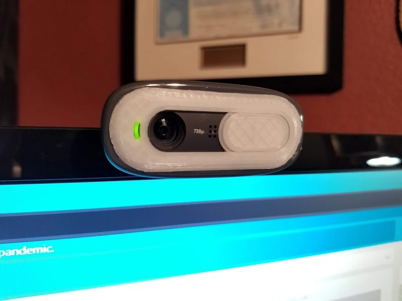 Cache webcam avec couvercle coulissant pour Logitech C270