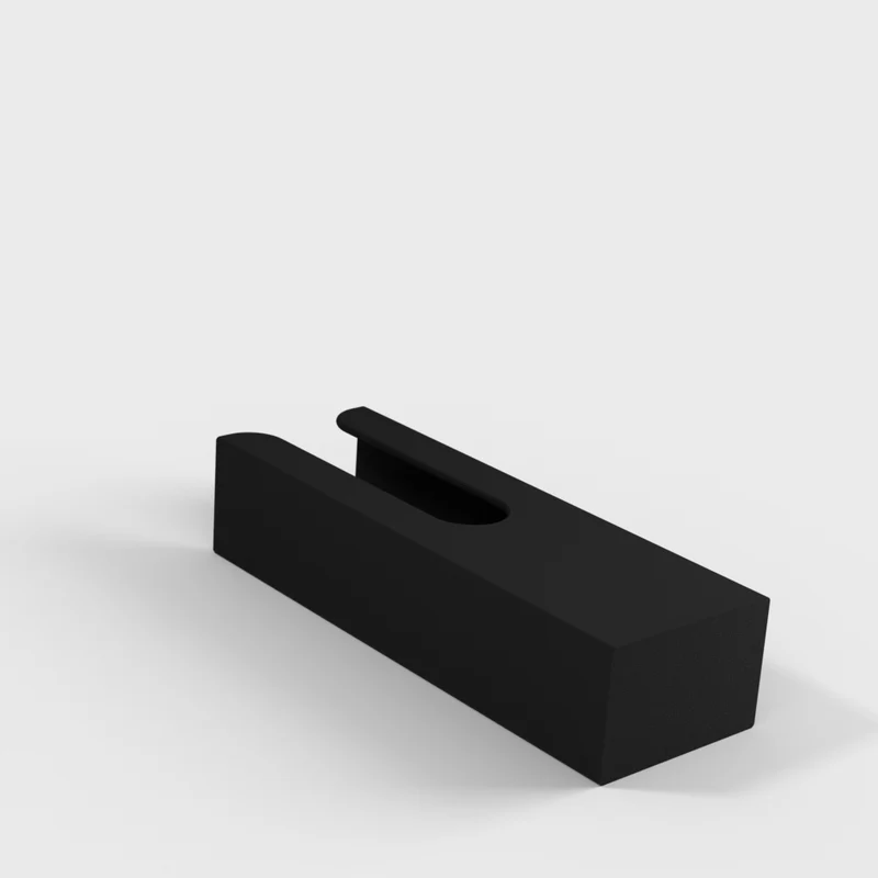 Support de télécommande discret pour montage sous la table