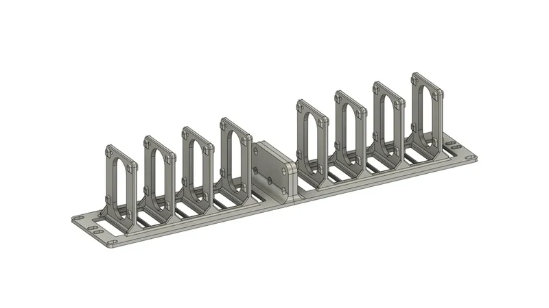 Support de montage en rack 19" 2U pour 16 Raspberry Pi 5