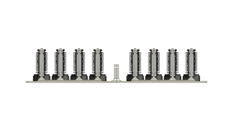 Support de montage en rack 19" 2U pour 16 Raspberry Pi 5