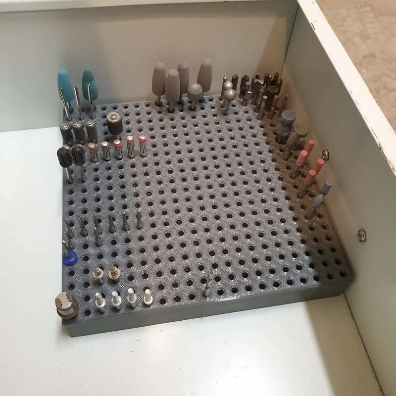 Organisateur pour embouts Dremel - Solution de tiroir pratique