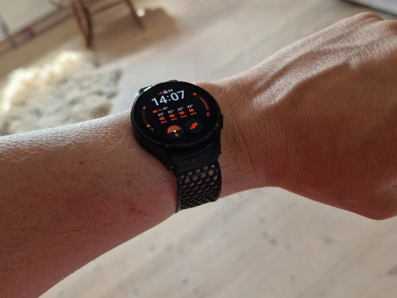 Bracelet Samsung Galaxy Watch 4 (20 mm) avec design hexagonal
