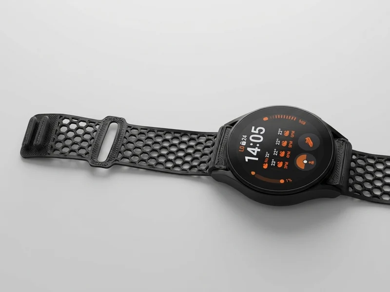 Bracelet Samsung Galaxy Watch 4 (20 mm) avec design hexagonal