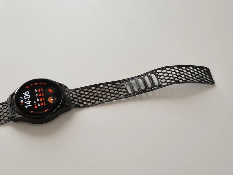 Bracelet Samsung Galaxy Watch 4 (20 mm) avec design hexagonal
