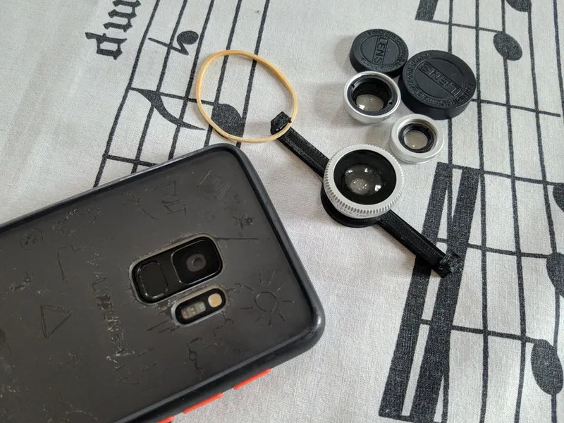 Support d'objectif 3-en-1 universel pour smartphone - Montage flexible