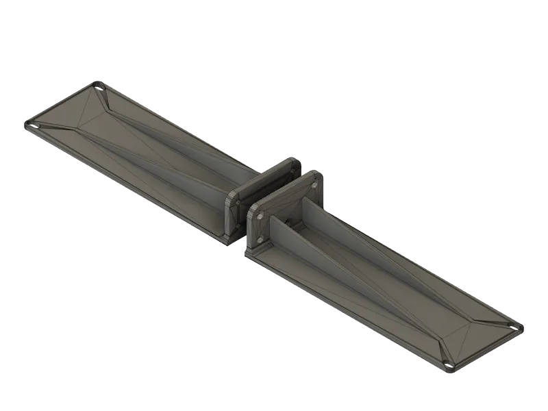 Panneau obturateur renforcé 2U pour rack 19 pouces