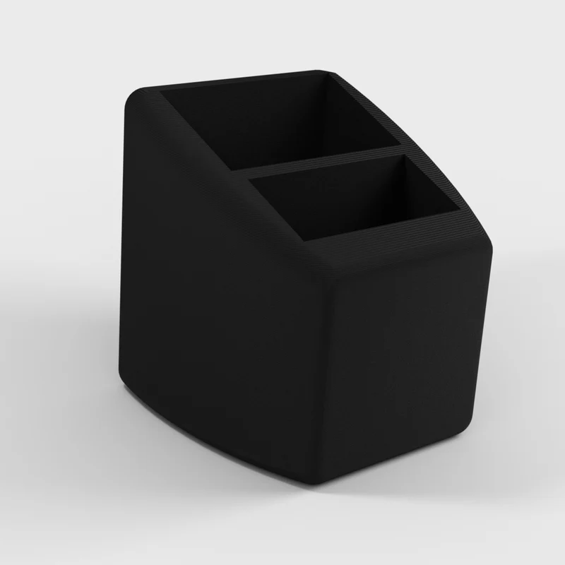 Support de télécommande à deux compartiments
