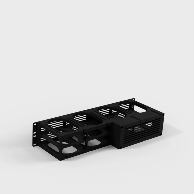 Support de montage en rack 19" pour disques durs 3,5" x 8
