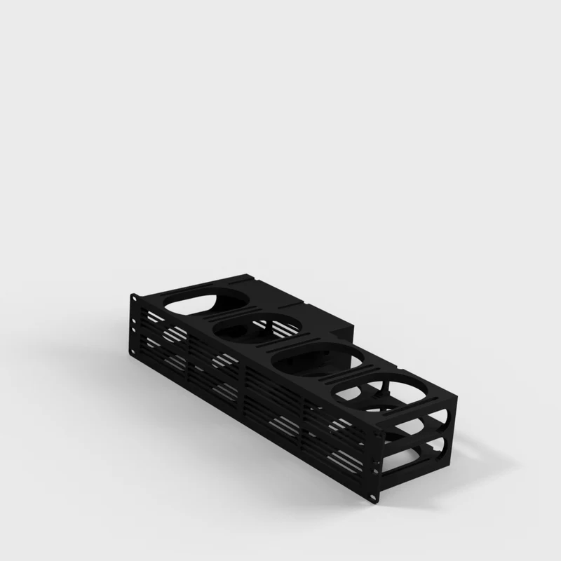 Support de montage en rack 19" pour disques durs 3,5" x 8