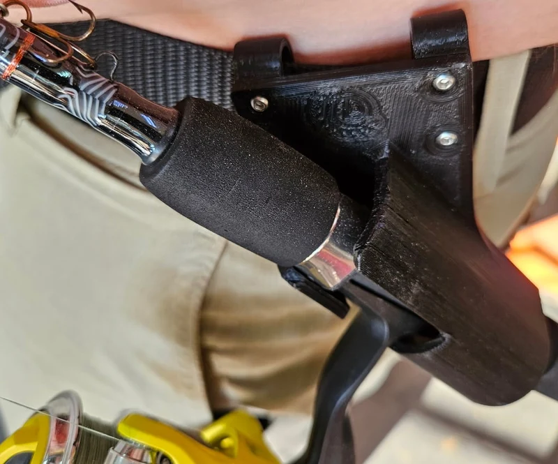 Support de ceinture pratique pour canne à pêche